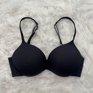Skims Ultimate Pushup Plunge Bra Onyx Size 32D